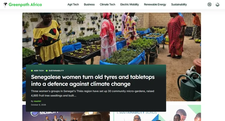 GreenPath Africa homepage